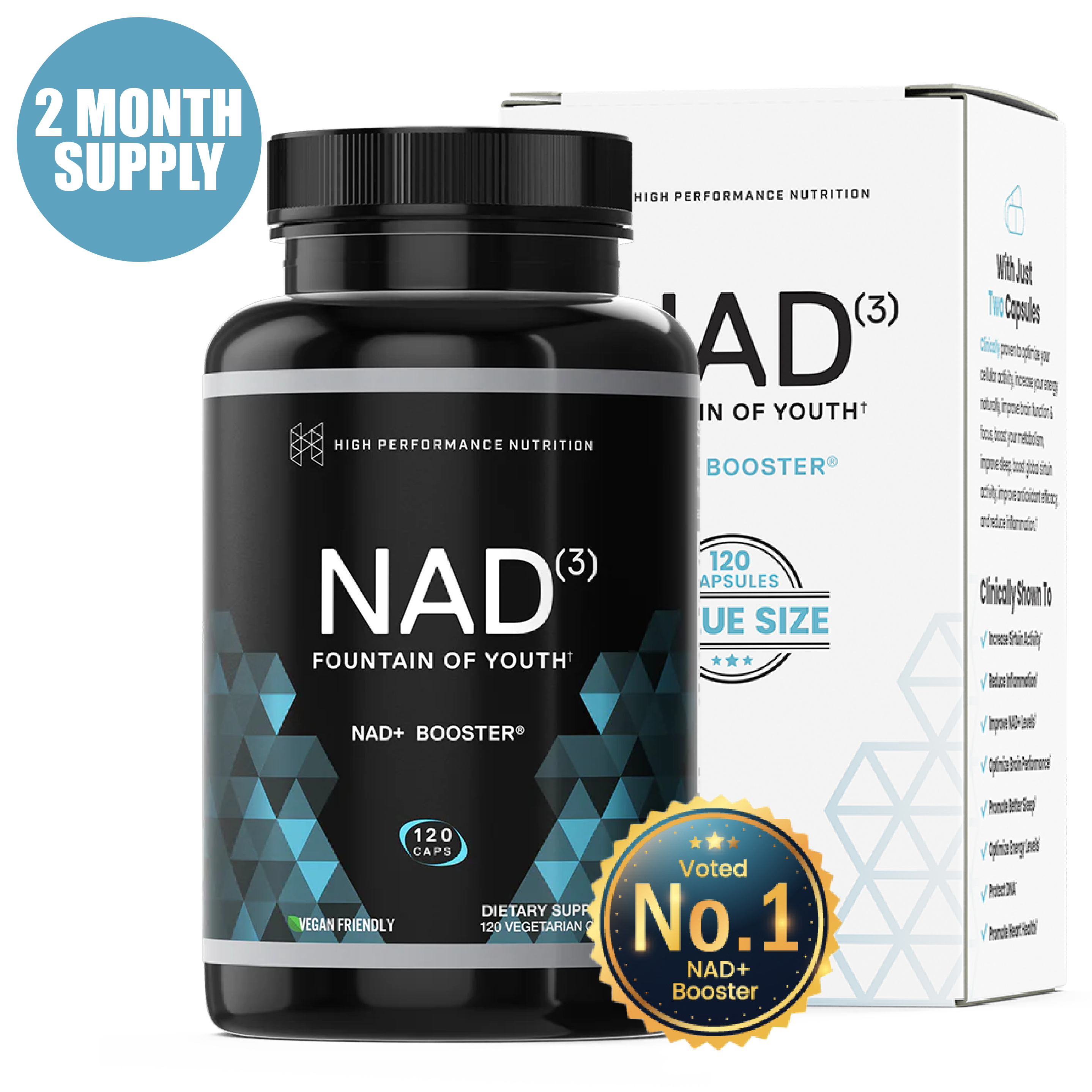 NAD3 120 • An All Natural NAD+ Booster