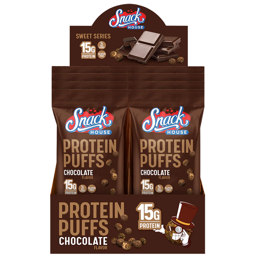 Snack House Protein Puffs - 8-Pack Box (All Flavors)