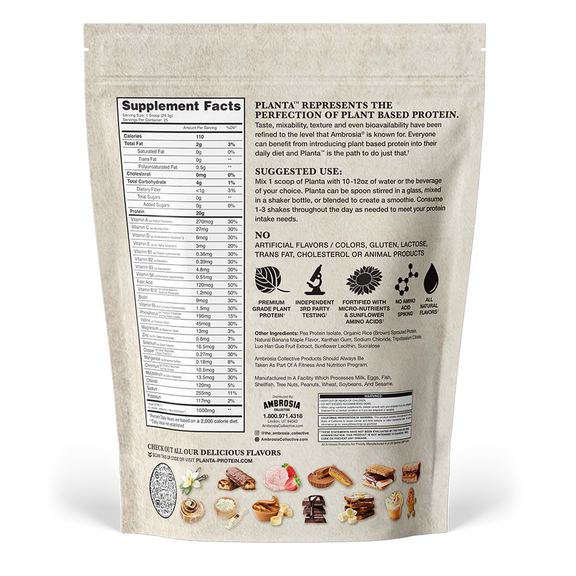 Planta® Premium Plant Protein - 25 Servings